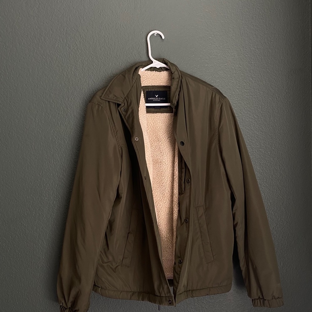 American eagle sherpa bomber jacket - Picture 1 of 4